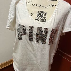 PINK VICTORIA SECRET LADIES CUTE TOP SIZE M